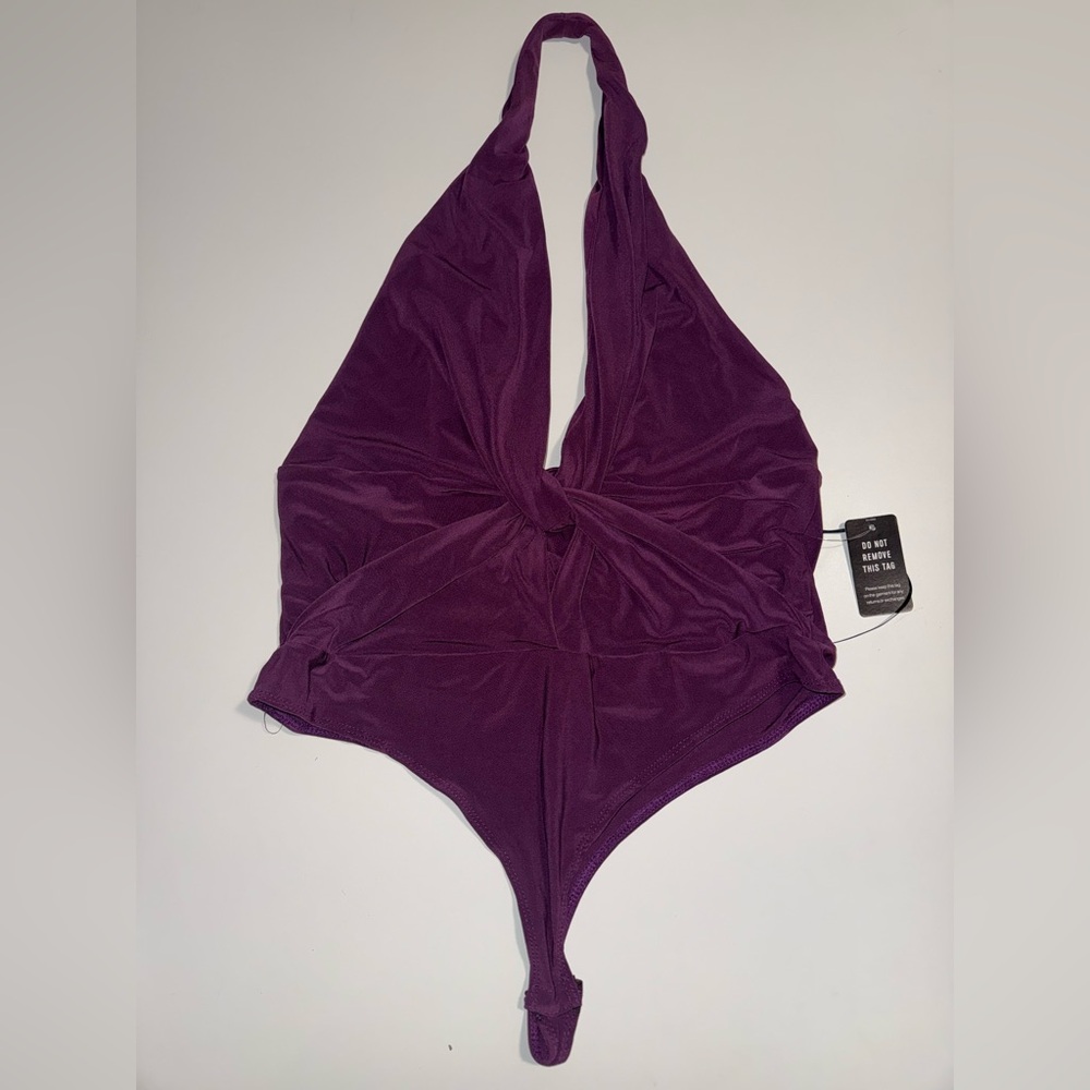 NWT express halter bodysuit size large